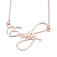 Personalised Name Necklace in Brass, Size 18+2 Inches, Font-Scriptina Pro