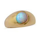 Ethiopian Welo Opal Solitaire Ring (Size P) in Yellow Gold Overlay Sterling Silver 1.20 Ct.