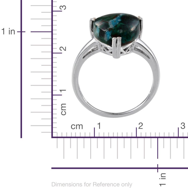 Table Mountain Shadowkite (Trl) Solitaire Ring in Platinum Overlay Sterling Silver 8.500 Ct.