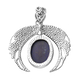 Lapis Lazuli Pendant in Platinum Overlay Sterling Silver 11.67 Ct, Silver Wt. 6.24 Gms