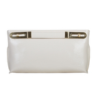 Bulaggi Collection - Polly Clutch Bag with Adjustable Shoulder Strap in Bone White (Size 17x32x4Cm)