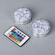 Set of 2 - LED 16 Colour Changing Water Light with Remote Control (Size 7x7x2Cm)