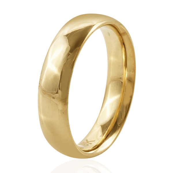 Royal Bali Collection 9K Yellow Gold Band Ring Gold Wt 1.84 Gms