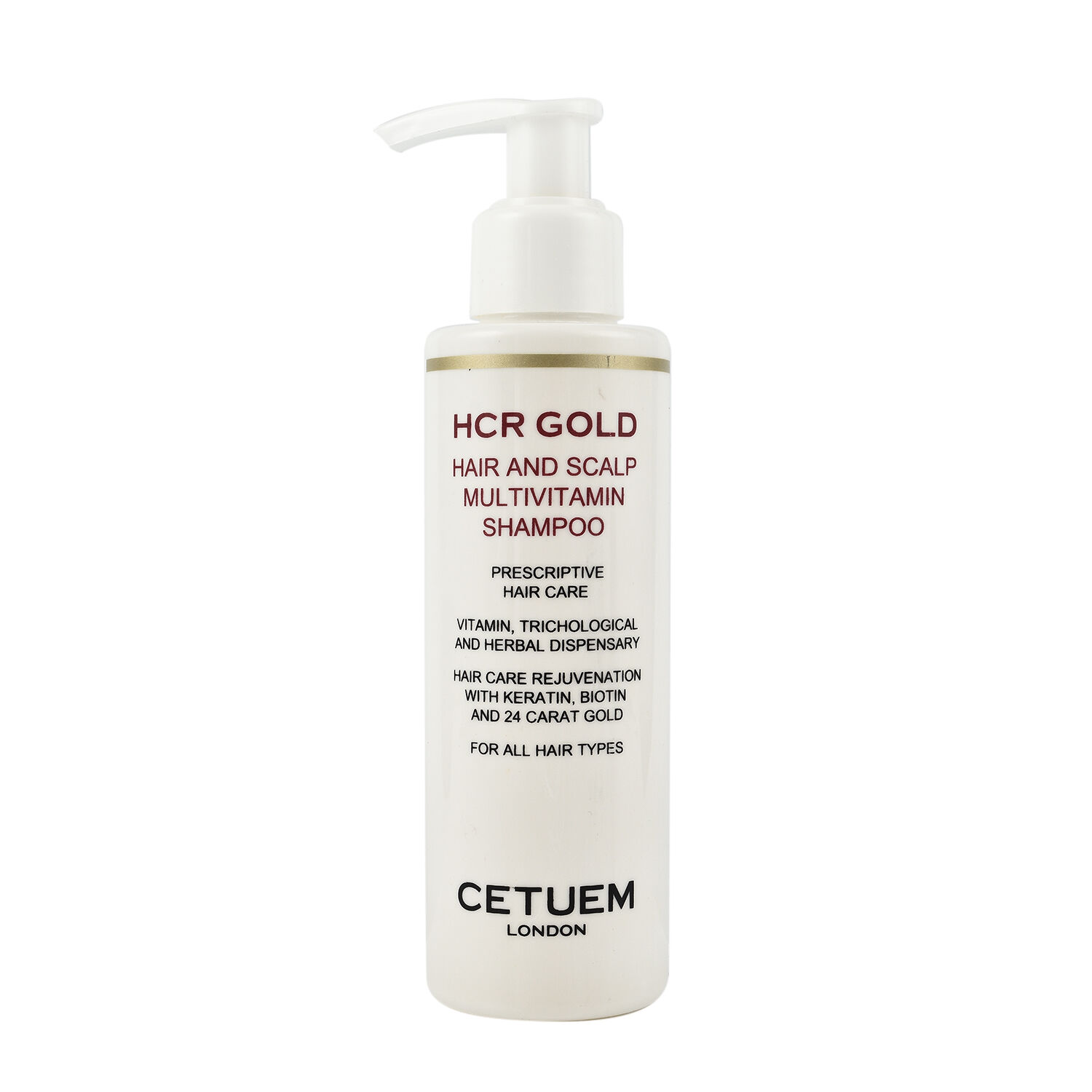Cetuem HCR Gold Hair & Scalp Multivitamin Shampoo 150ml 7255960 TJC
