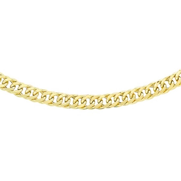 Close Out Deal 9K Y Gold Triple Curb Chain (Size 18), Gold wt 4.40 Gms.