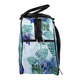 Peacock Pattern Travel Bag with Shoulder Strap and Zipper Closure (Size:43x25x18Cm) - Green