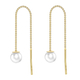 9K Yellow Gold   Pearl  Earring 1.04 pc,  Gold Wt. 0.24 Gms  1.040  Ct.