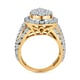New York Close Out Deal- 14K Yellow Gold Diamond (SI/I2/G-H) Ring 4.03 Ct, Gold Wt. 11.50 Gms