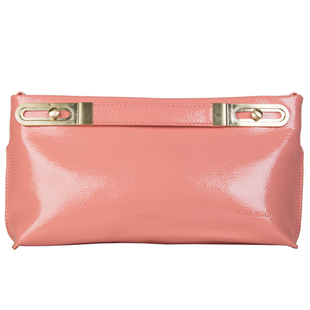 Bulaggi Collection - Polly Clutch Bag with Adjustable Shoulder Strap in Peach (Size 17x32x4Cm)