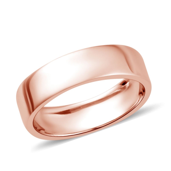 Rose Gold Overlay Sterling Silver Ring, Silver wt. 3.00 Gms