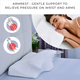 Memory Foam Anti Snore Pillow (Size 59x34x12 Cm)