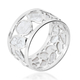 Artisan Crafted Natural Polki Diamond Ring in Platinum Overlay Sterling Silver 1.60 Ct.
