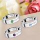 Personalised Engravable Birthstone Band Ring in Silver