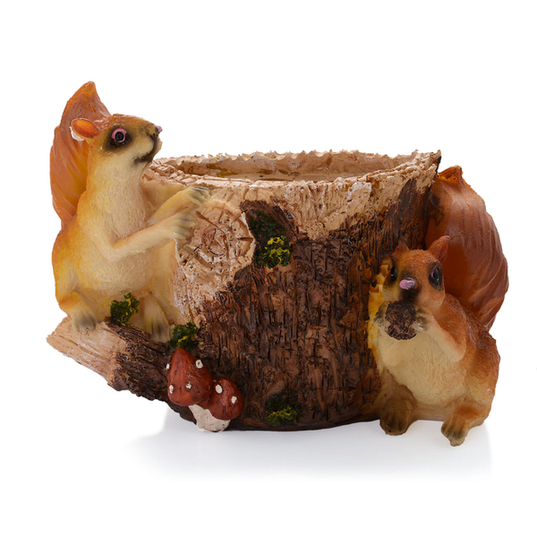 Home Decor - Brown Squirrel Vase