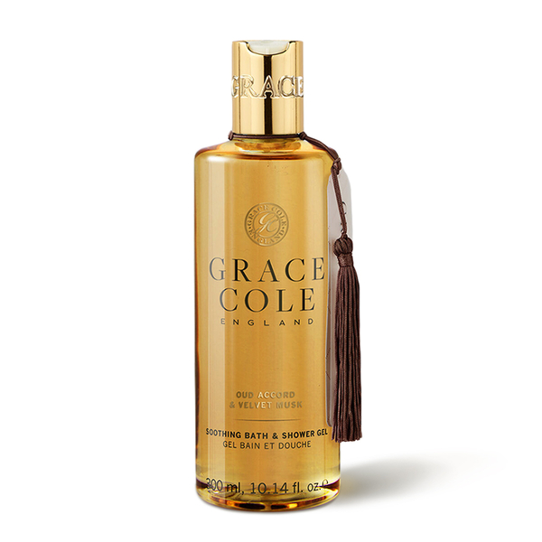 Grace Cole: Oud Accord & Velvet Musk Bath & Shower Gel - 300ml
