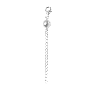 Magnetic Ball Clasp Extender in Sterling Silver 2 Inch