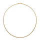 Italian Made 9K Yellow Gold Flat Mesh Necklace (Size 18)