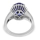 RHAPSODY 950 Platinum AAAA Tanzanite and Diamond (VS/E-F) Ring 6.40 Ct, Platinum Wt. 7.17 Gms
