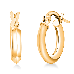 9K Yellow Gold  Earring,  Gold Wt. 0.8 Gms