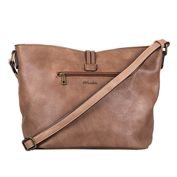 Bulaggi Collection - Hellebore Hobo Shoulder Bag with Adjustable Strap (Size 26x25x13 Cm) - Camel
