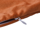 Set of 2 - Ginkgo Leaves Pattern Velvet Cushion Cover (Size 45 Cm) - Ginger & Gold