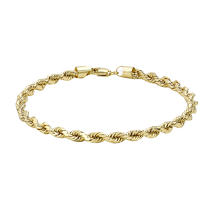 9K Yellow Gold  Bracelet,  Gold Wt. 4.2 Gms