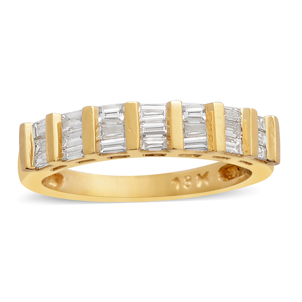 Limited Edition ILIANA 0.50 Carat Diamond Ring in 18K Gold IGI Certified SI GH