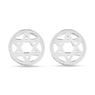 RACHEL GALLEY Chakra Collection - Rhodium Overlay Sterling Silver Stud Earrings (with Push Back)