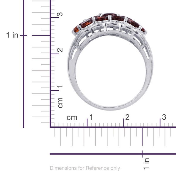 Madeira Citrine (Ovl 2.00 Ct), Diamond Ring in Platinum Bond 2.020 Ct.
