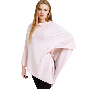 Kris Ana Stud Scatter Poncho (Size 8-18) - Pink