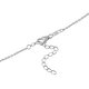 Diamond and Multi Gemstones Necklace (Size 18 with 2 inch Extender ) in Platinum Overlay Sterling Silver
