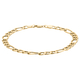 9K Yellow Gold Figaro Bracelet (Size - 8.25) with Lobster Clasp