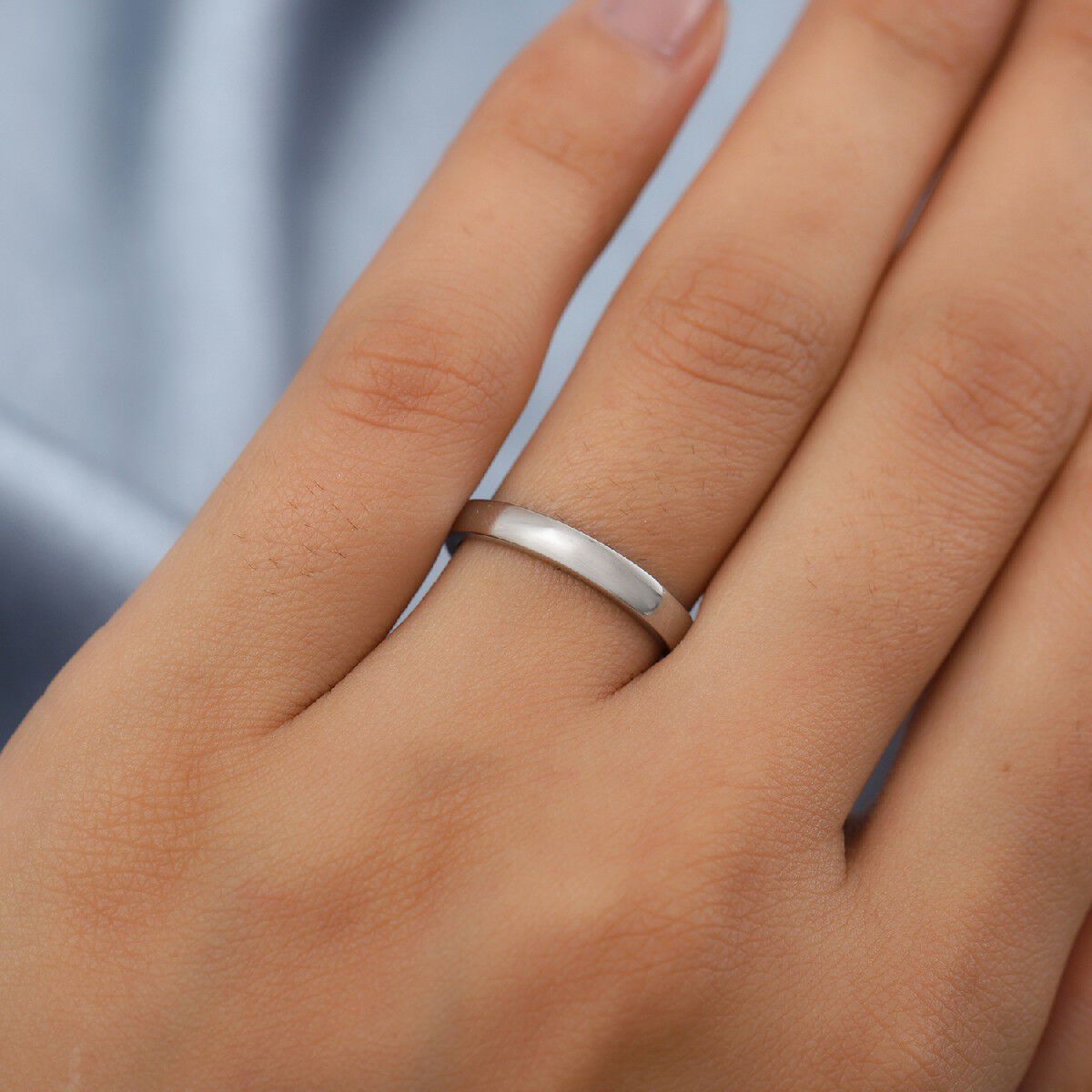 Braided Pattern 950 Platinum 4mm Wedding Ring main image 0