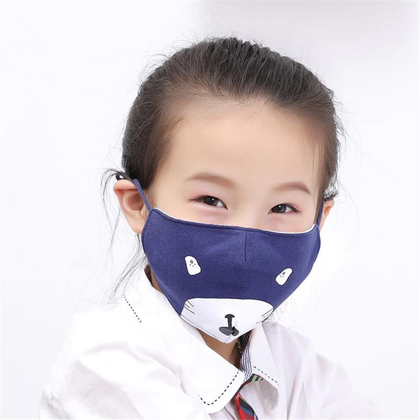 Kids Reusable Face Cover - Dark Blue