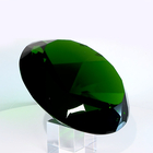 TJC Exclusive Diamond Cut Chrome Diopside Glass Crystal with Stand (20cms) in a Gift Box
