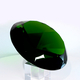 TJC Exclusive Diamond Cut Russian Diopside Glass Crystal with Stand (20cms) in a Gift Box