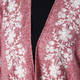 TAMSY Floral Embroidery Long Sleeves Kimono - Red & White