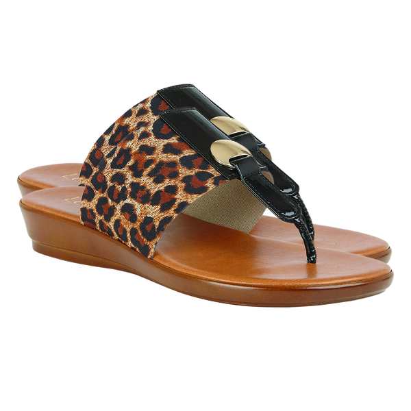 Lotus Arna Leopard Pattern Sandal