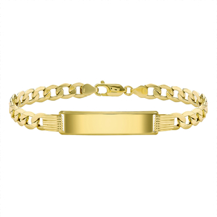 9K Yellow Gold  Bracelet,  Gold Wt. 6.3 Gms