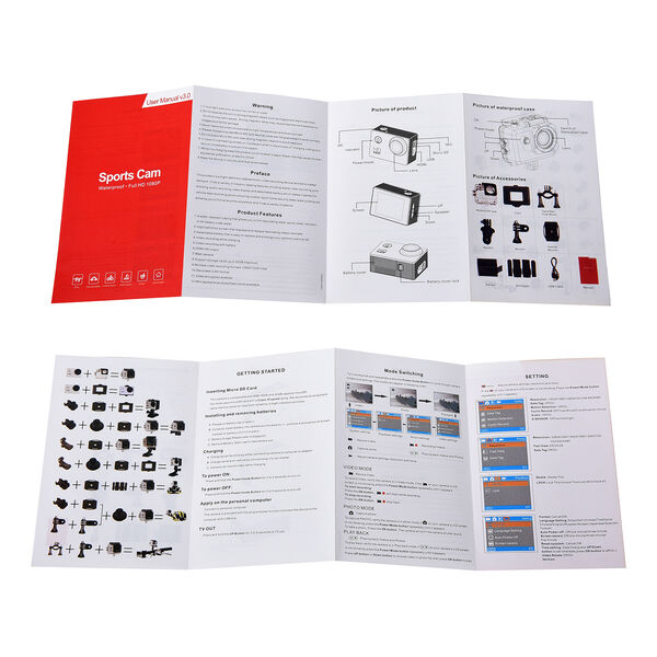 1080p Hd Tft Screen Action Camera With 100 Degree Wide Angle Black Tjc