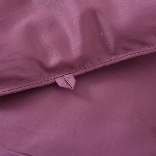Serenity Night - Mulberry Silk Duvet with Square Quilting (Size Double 200x200cm)- Smoky Pink