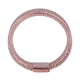 Italian Made - 9K Rose Gold Stretchable Ring (Size Large) (Size P to U)