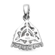 Lustro Stella Platinum Overlay Sterling Silver Pendant Made with Finest CZ 2.25 Ct
