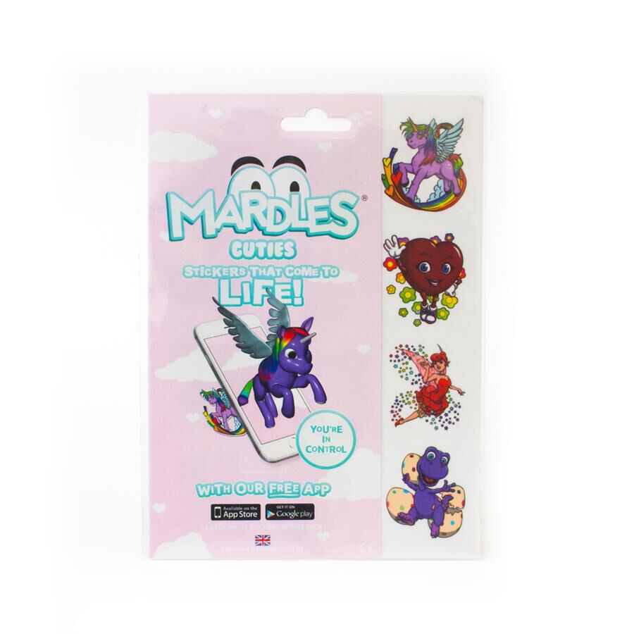 (Option 2) Cuties Duo Pack Includes 24 Mardles Stickers (12 each of Cuties and Really Wild) .
