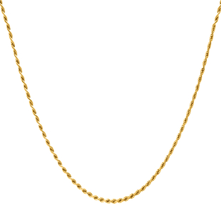 9K Yellow Gold  Chain,  Gold Wt. 3.4 Gms