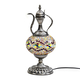 Handmade Turkish Mosaic Table Lamp (Size 42x18x18Cm) - Maroon & Multi