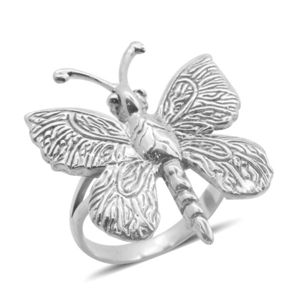 Royal Bali Collection Sterling Silver Butterfly Ring, Silver wt 5.99 Gms.