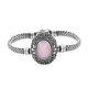 Royal Bali Pink Opal Tulang Naga Bracelet in Sterling Silver 34.50 Grams 7.25 Inch