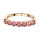 One Time Deal 9K Yellow Gold Rubellite Ring