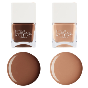 Nails Inc: Milk Chocolate and Im Dairy In Love (14ml Each)